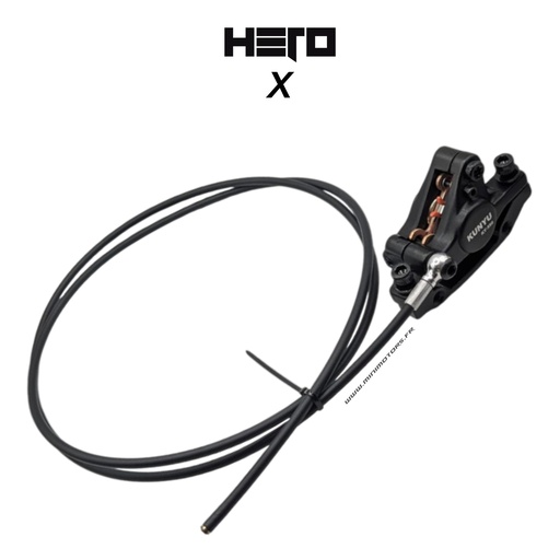 [HEROA0064] HERO X | ETRIER FREIN + DURITE AVANT