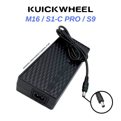 [KCK0126] KUICKWHEEL S1-C PRO | CHARGEUR RAPIDE 36V (42V 3A)