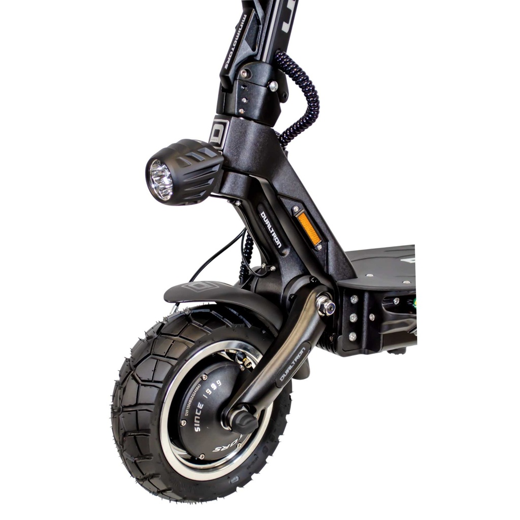 Roue avant, pneu et bras de suspension de la Dualtron Victor LTD 2026