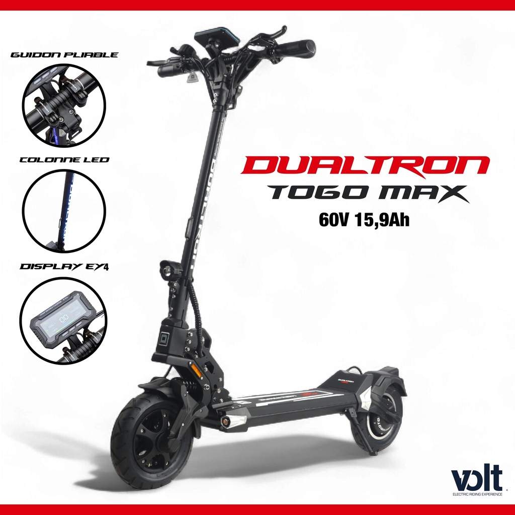 TROTTINETTE ELECTRIQUE DUALTRON TOGO MAX 60V16A
