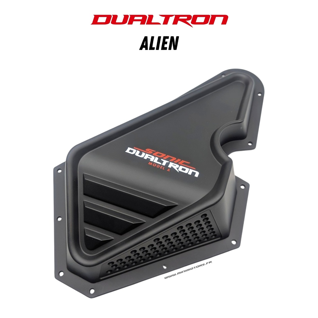 DUALTRON ALIEN | CACHE DROIT BOITIER COLONNE DIRECTION (NOIR)