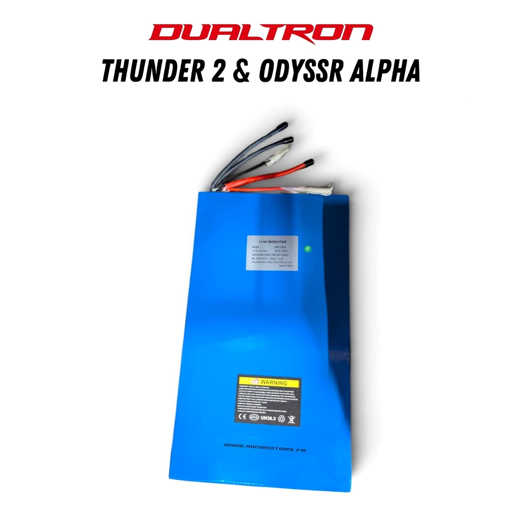 DUALTRON THUNDER 2 & ODSSR ALPHA | BATTERIE 72V42,4 AH