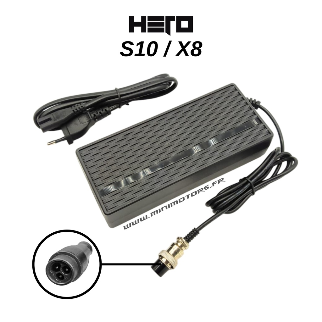 HERO S8 & S9 | CHARGEUR 48V (54.6V 2A)
