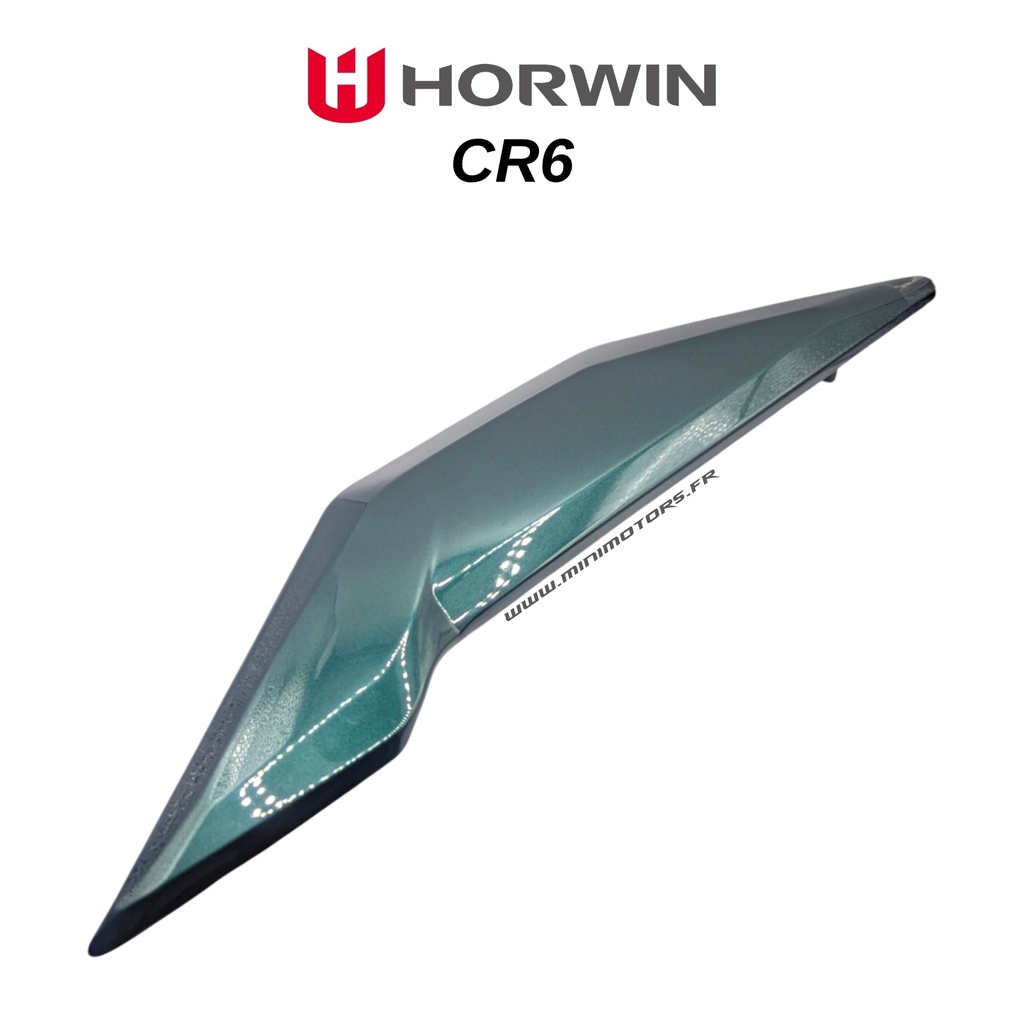CR6 right side plastic trim painted green