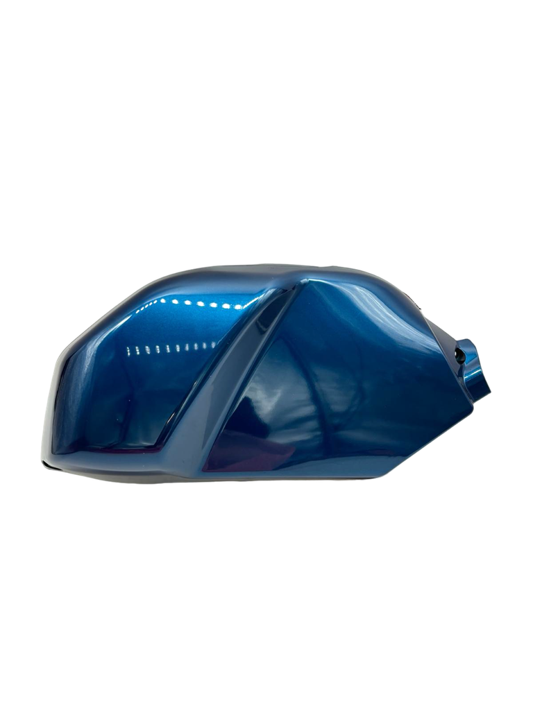 CR6 exterior plastic trim left tank blue color