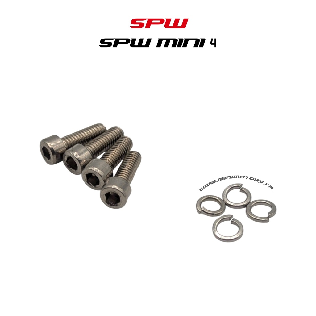 SPW MINI 4 PRO | REAR MUDGUARD SCREWS (X4)