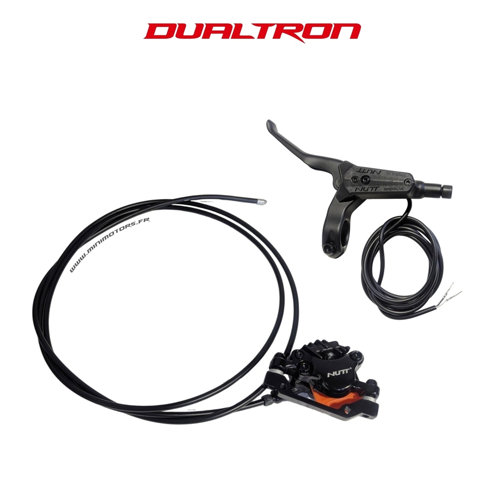 DUALTRON | SET DE FREIN HYDRAULIQUE NUTT ARRIERE (LEVIER,ETRIER,CABLE)