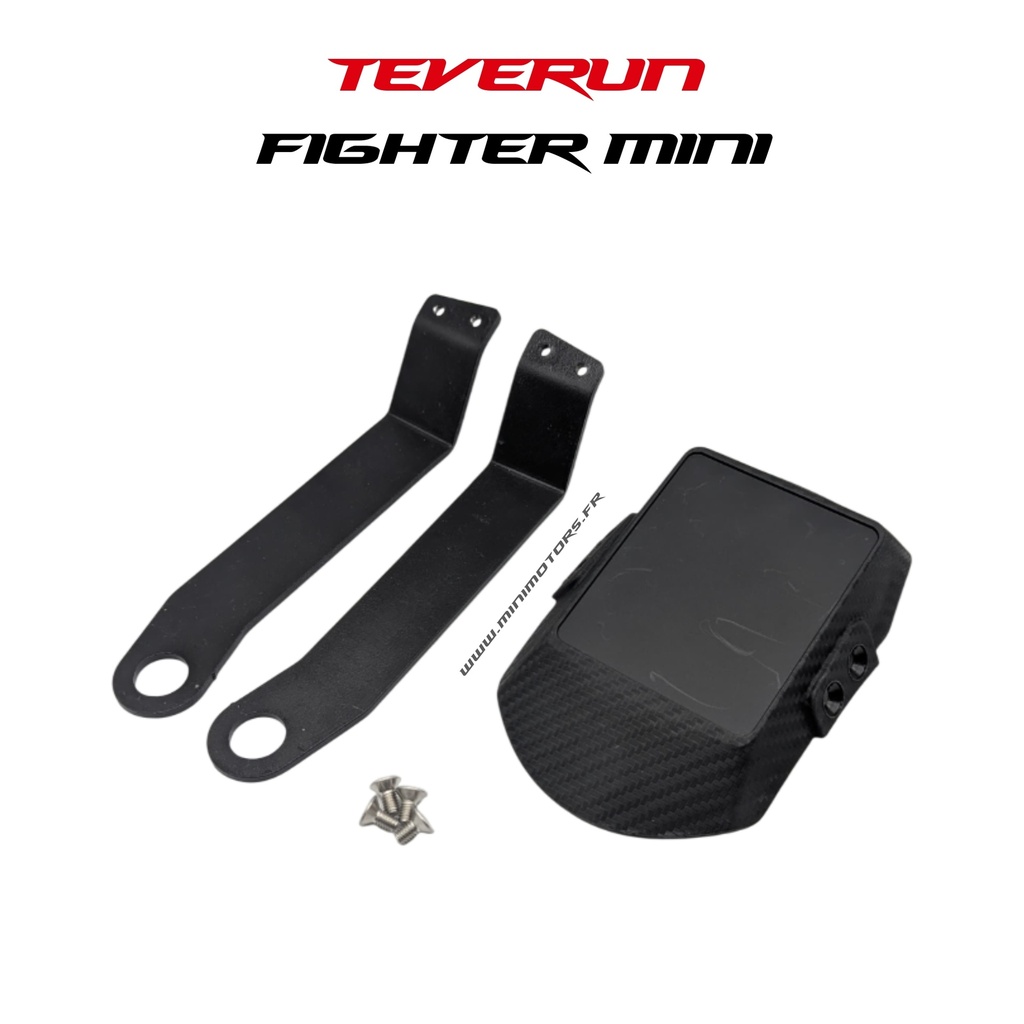 TEVERUN FIGHTER MINI & ECO & PRO | SUPPORT PLAQUE D'IMMATRICULATION