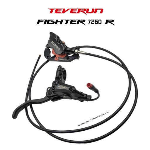 [TVR00278] TEVERUN 7260R | COMPLETE FRONT BRAKE KIT (4 PISTONS) V2