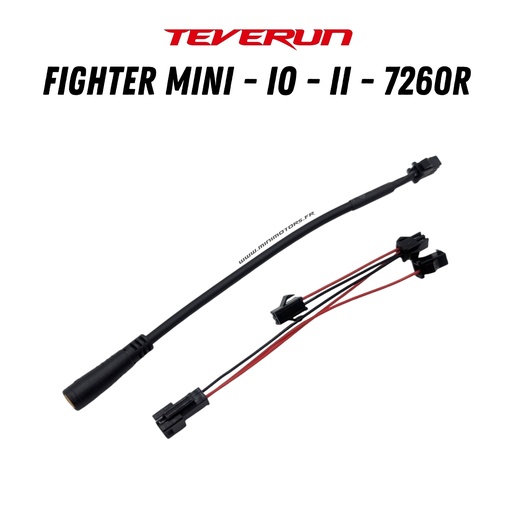 [TVR00284] TEVERUN FIGHTER MINI & 10 & 11 & SUPREME & 7260R | ADAPTATEUR BATTERIE