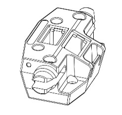 [DLT01635] DUALTRON X & X2 UP & X LTD | SUPPORT POIGNÉE GUIDON