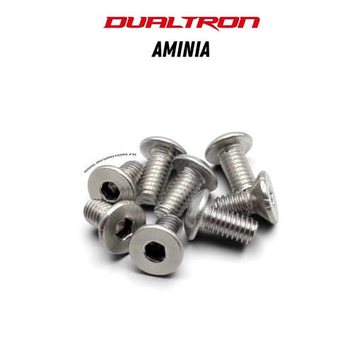 [DLT01722] DUALTRON AMINIA | VIS CONIQUE M4X8 CACHE CONTRÔLEUR (4 PLATES+ 4 RONDES)
