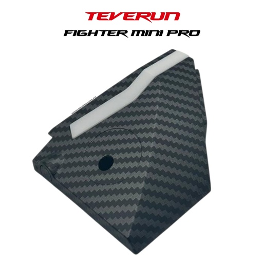 [TVR00430] TEVERUN FIGHTER MINI PRO 2025 & MINI 2026 | CACHE PROTECTION LED DECK AV GAUCHE / AR DROIT EFFET CARBONE