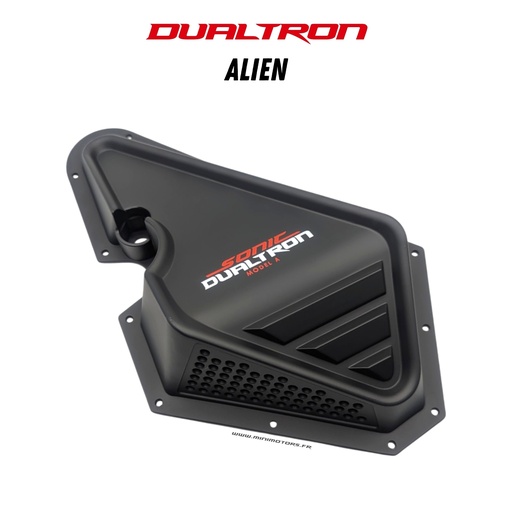 [DLT01779] DUALTRON ALIEN | CACHE GAUCHE BOITIER COLONNE DE DIRECTION (NOIR)