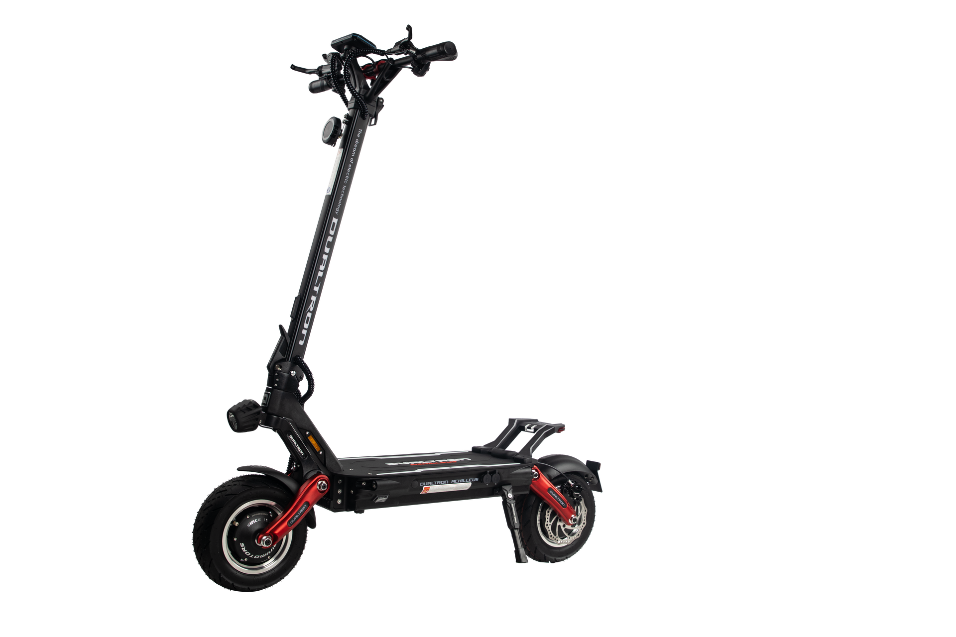 Dualtron Achilleus rouge 2026, vue du modèle