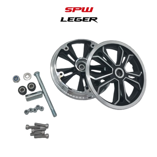 [SPW00246] SPW LEGER ALUMINUM FRONT RIM WITH SCREWS