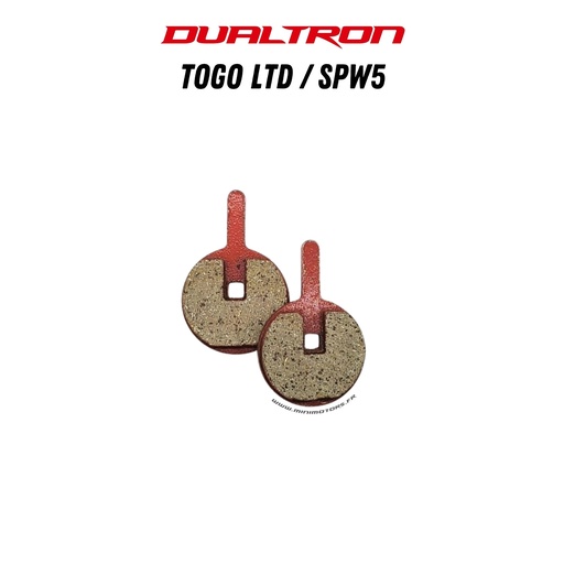 [DLT00036] DUALTRON TOGO LTD | PLAQUETTE DE FREIN REPUTE(PAIRE)